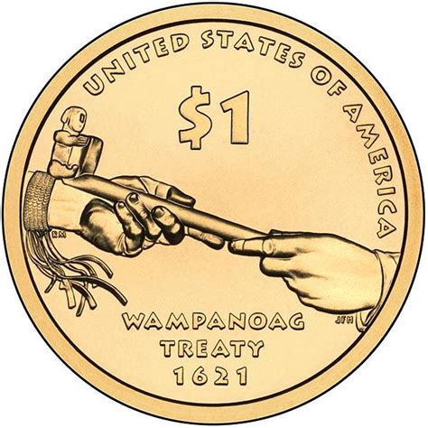 1621 Wampanoag Treaty dollar coin. . How much is a 1621 dollar coin worth